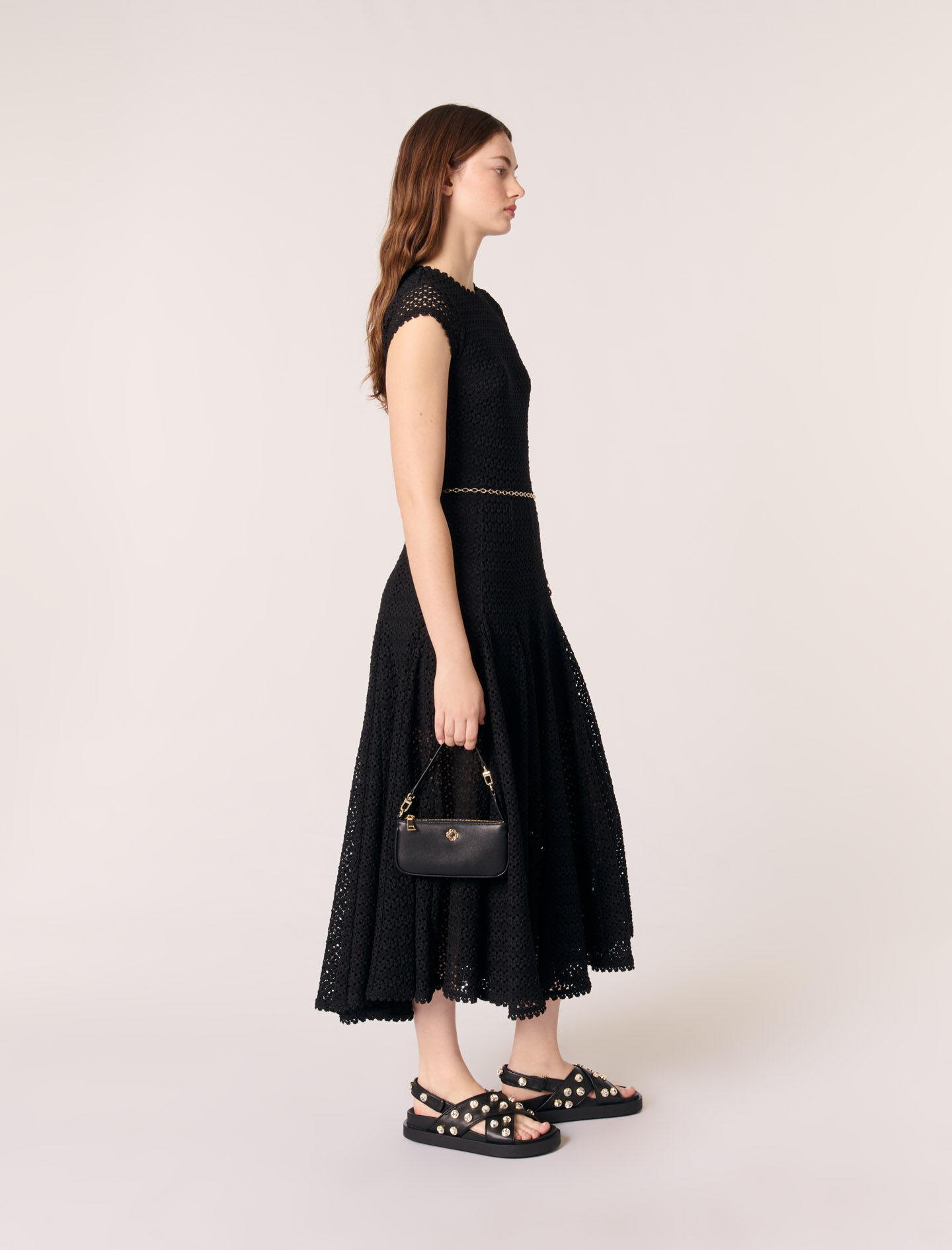 横浜店限定☆CLANE SQUARE SELEEVE KNIT ONEPIECE