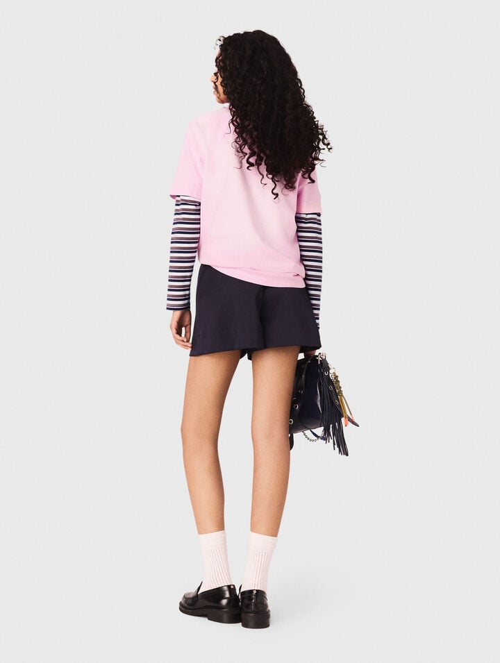 Nautical print T-shirt