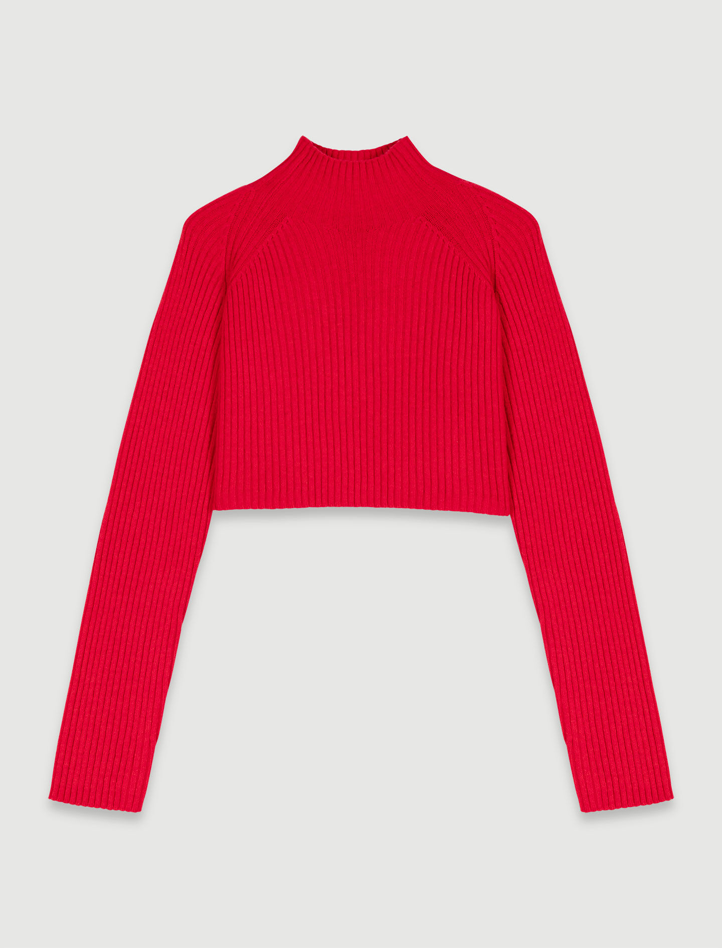 Knit 2-in-1 short dress Red For Women | Maje