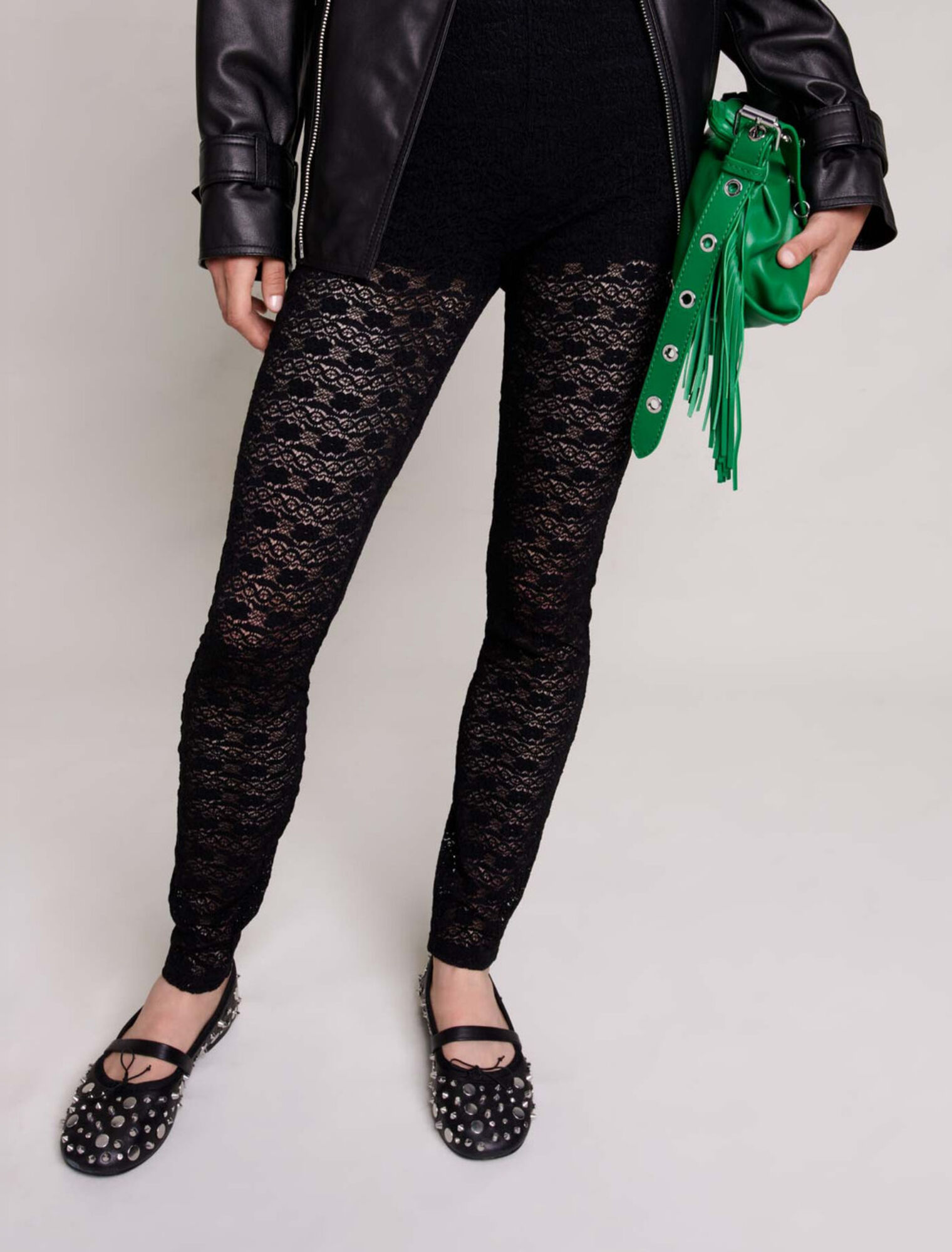 Lace leggings