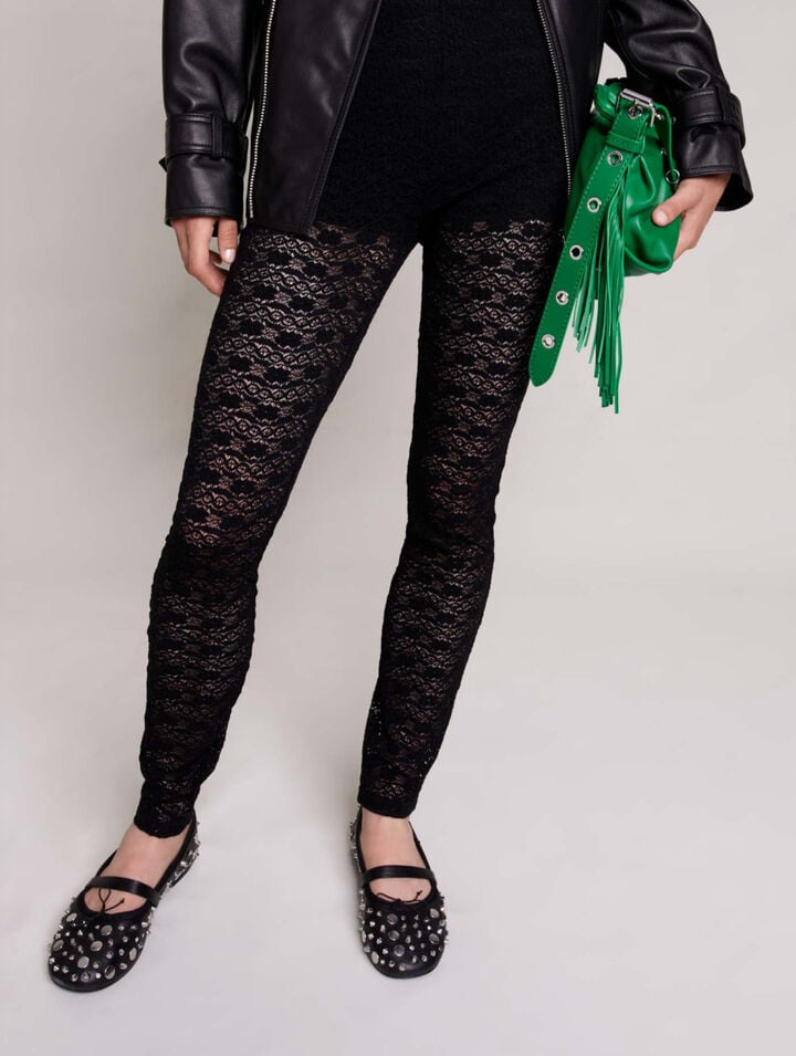 Lace leggings