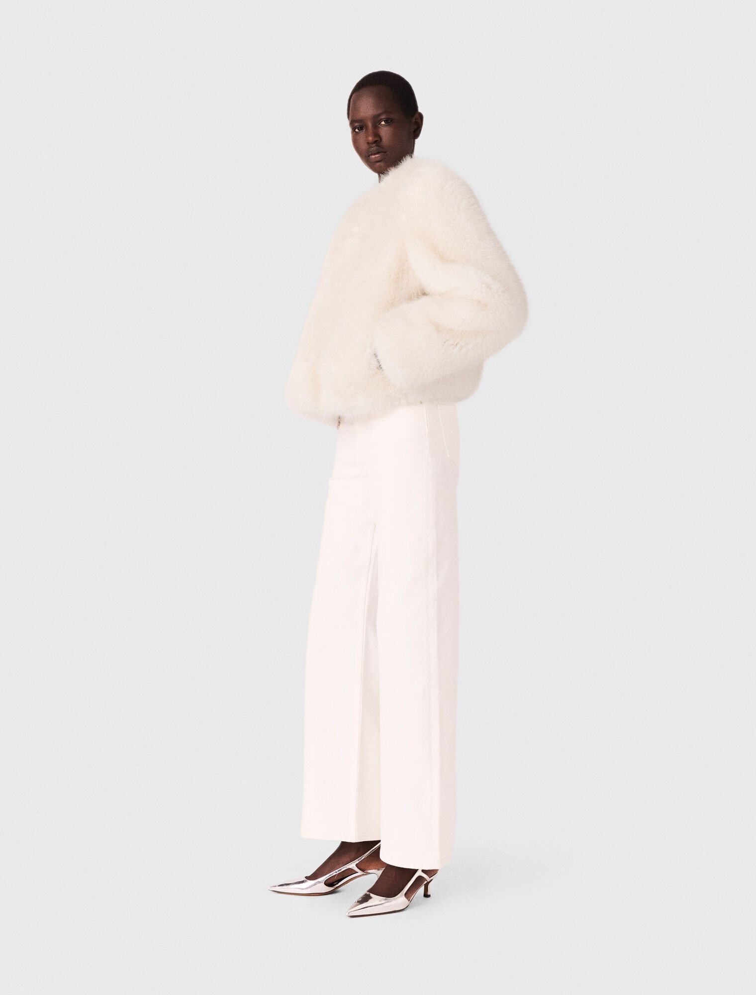 ジャケット・アウター THE TOE WHITE FUR COAT M Lane Fur Coat – THE TOÉ