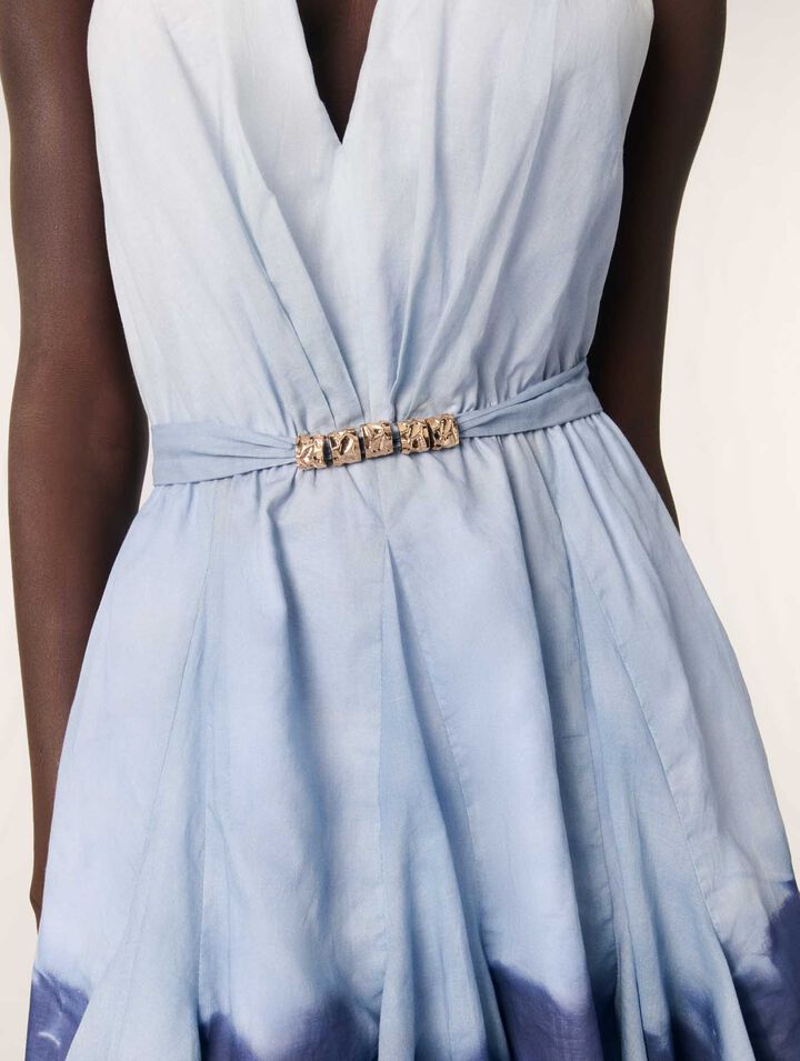 Mini tie-dye dress