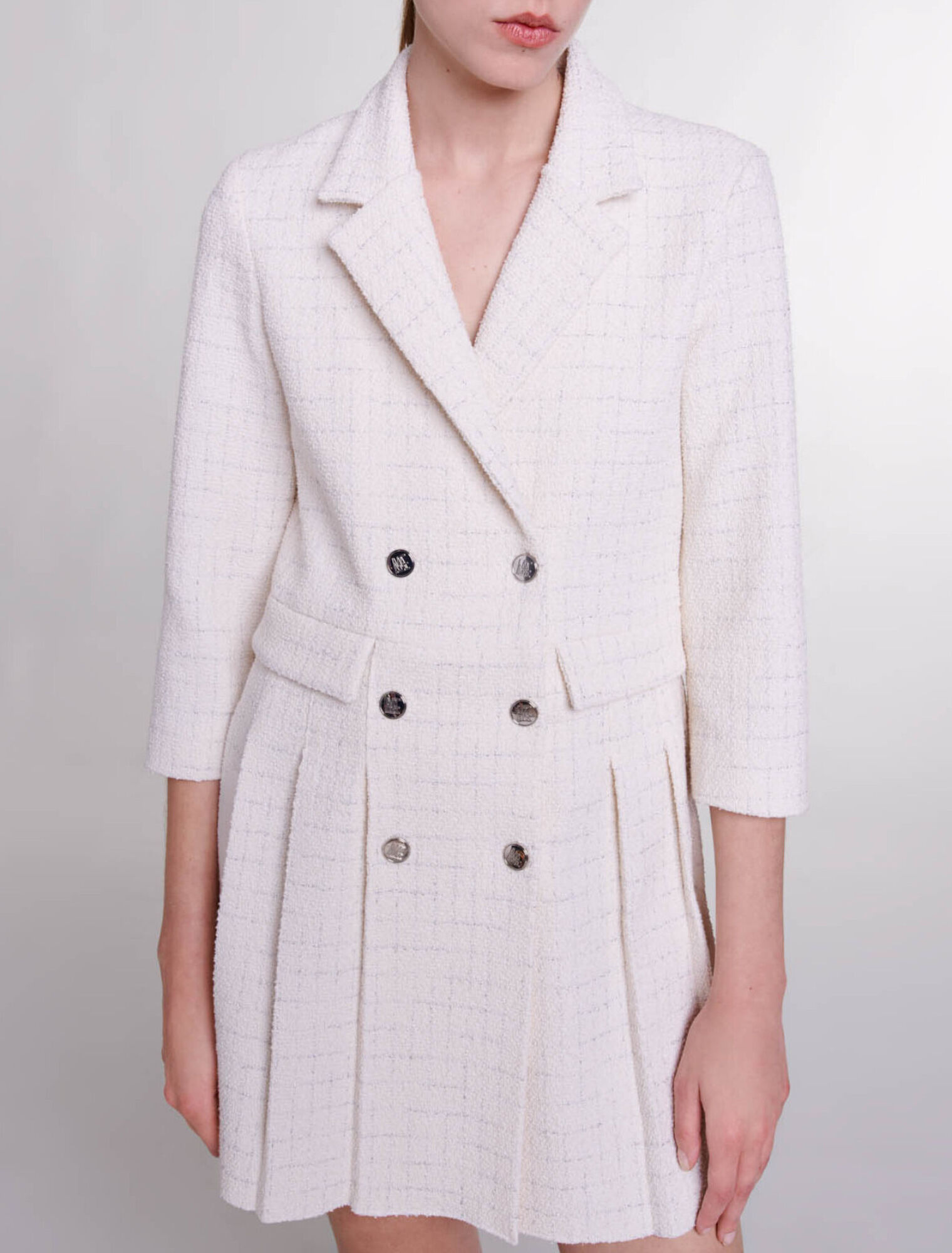 Short button-up dress