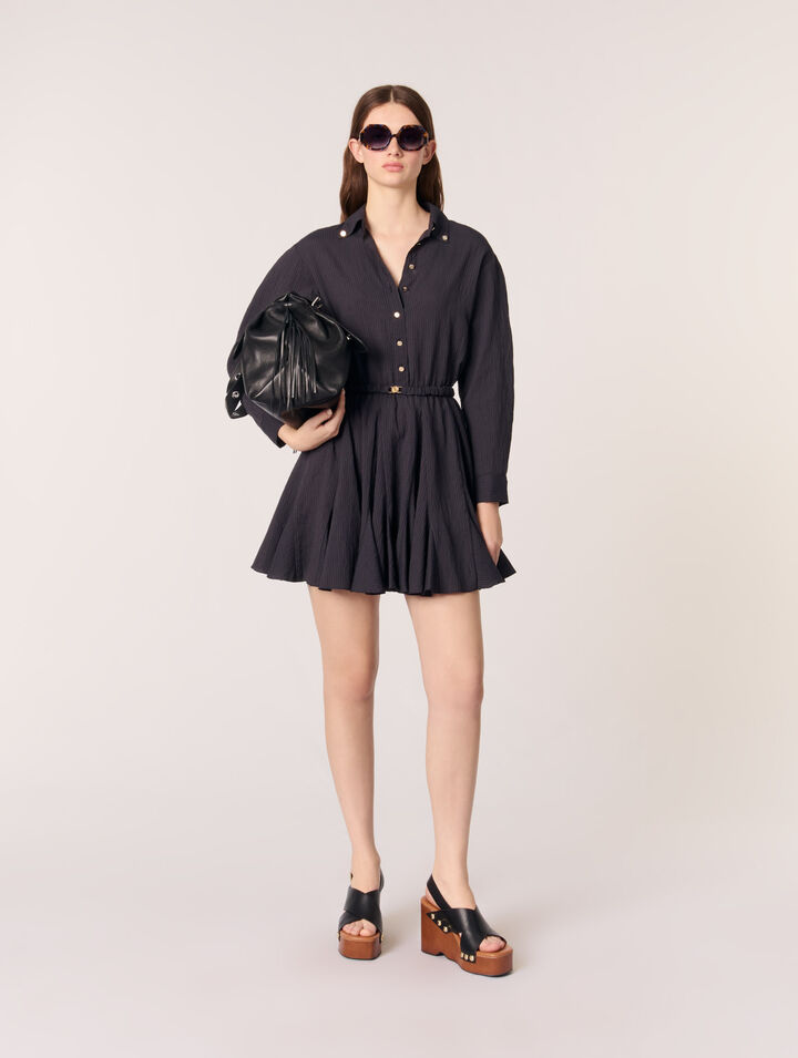 Short crepe dress