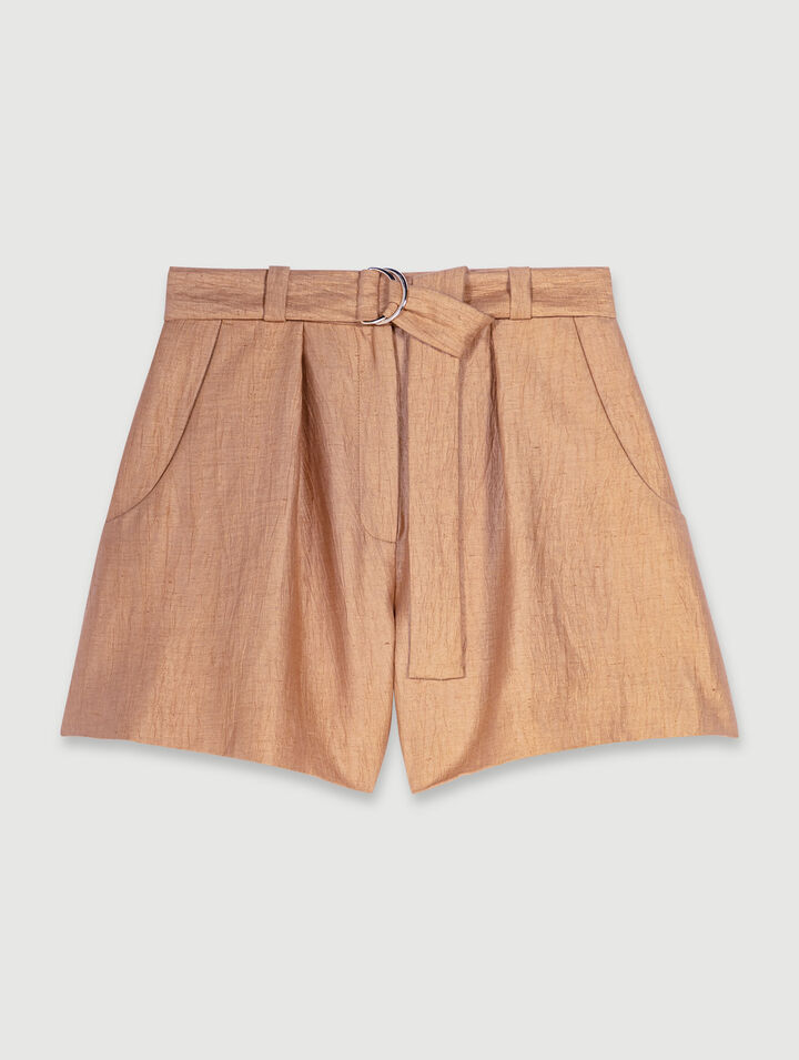 Linen shorts