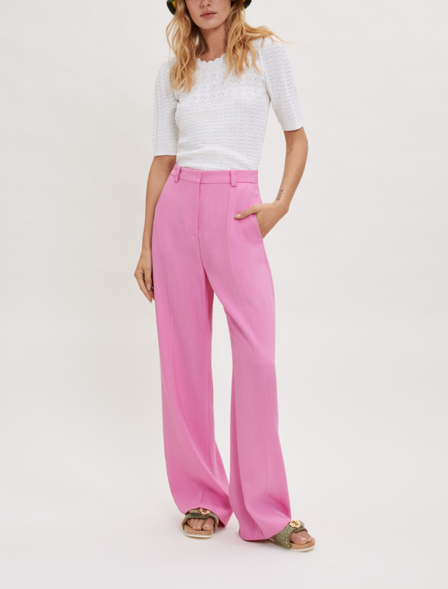 Floaty suit trousers