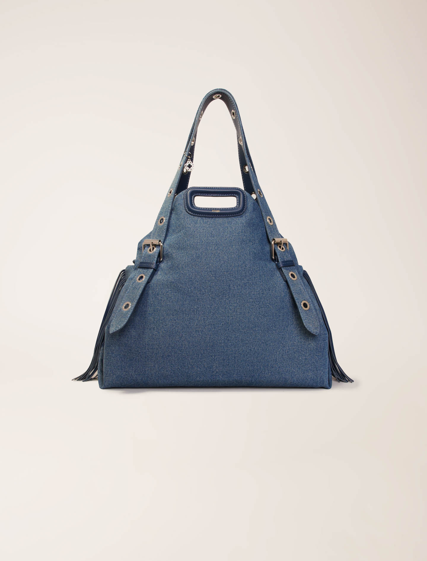 Denim Miss M XL bag Blue For Women | Maje