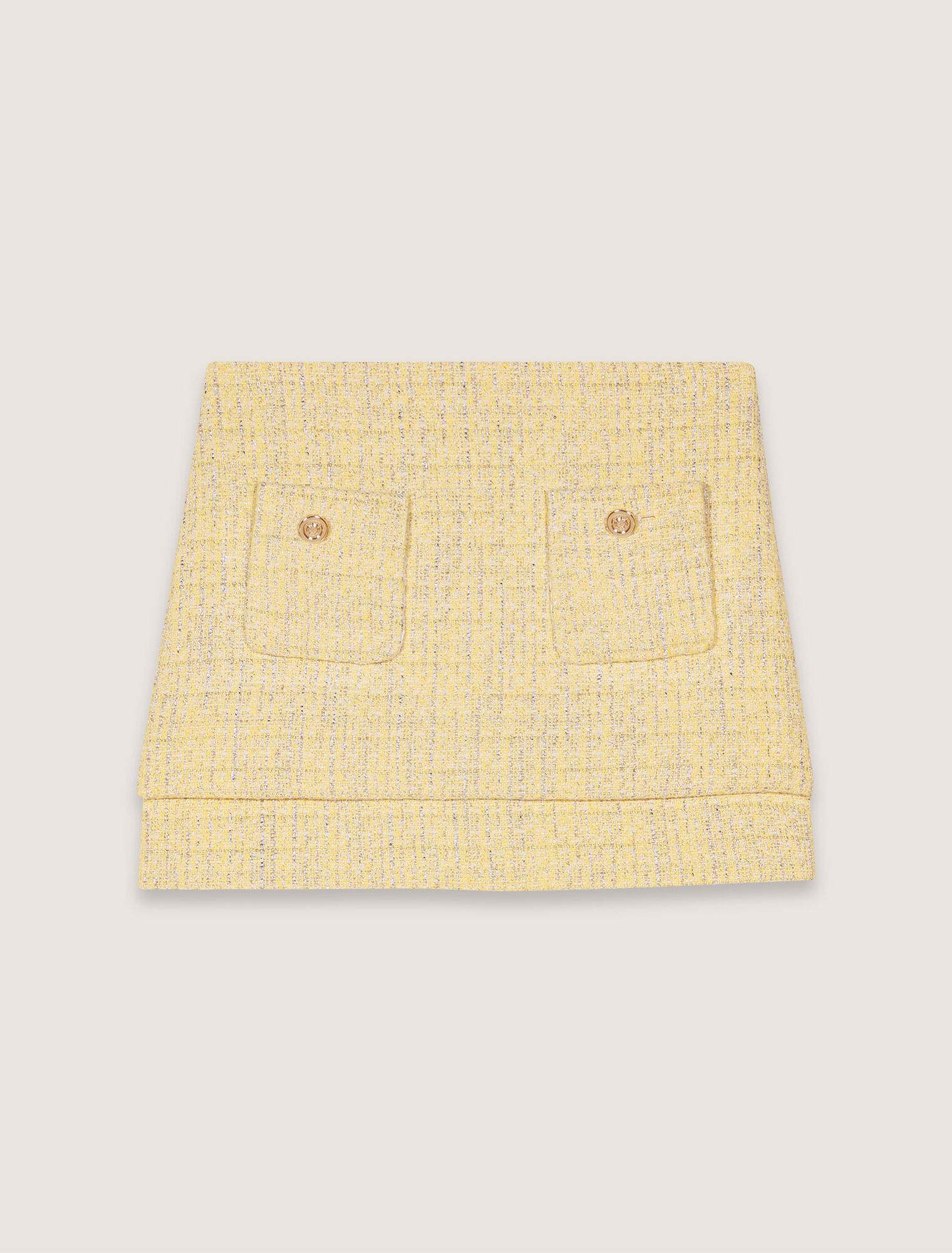 Tweed mini skirt