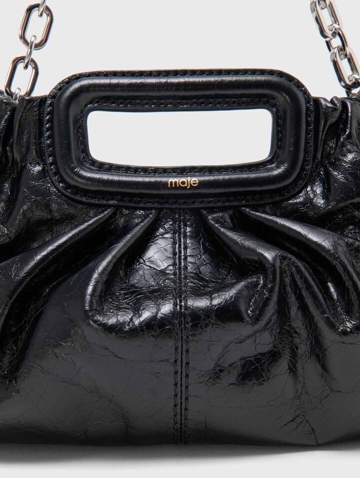 Crackled leather Milpli pouch