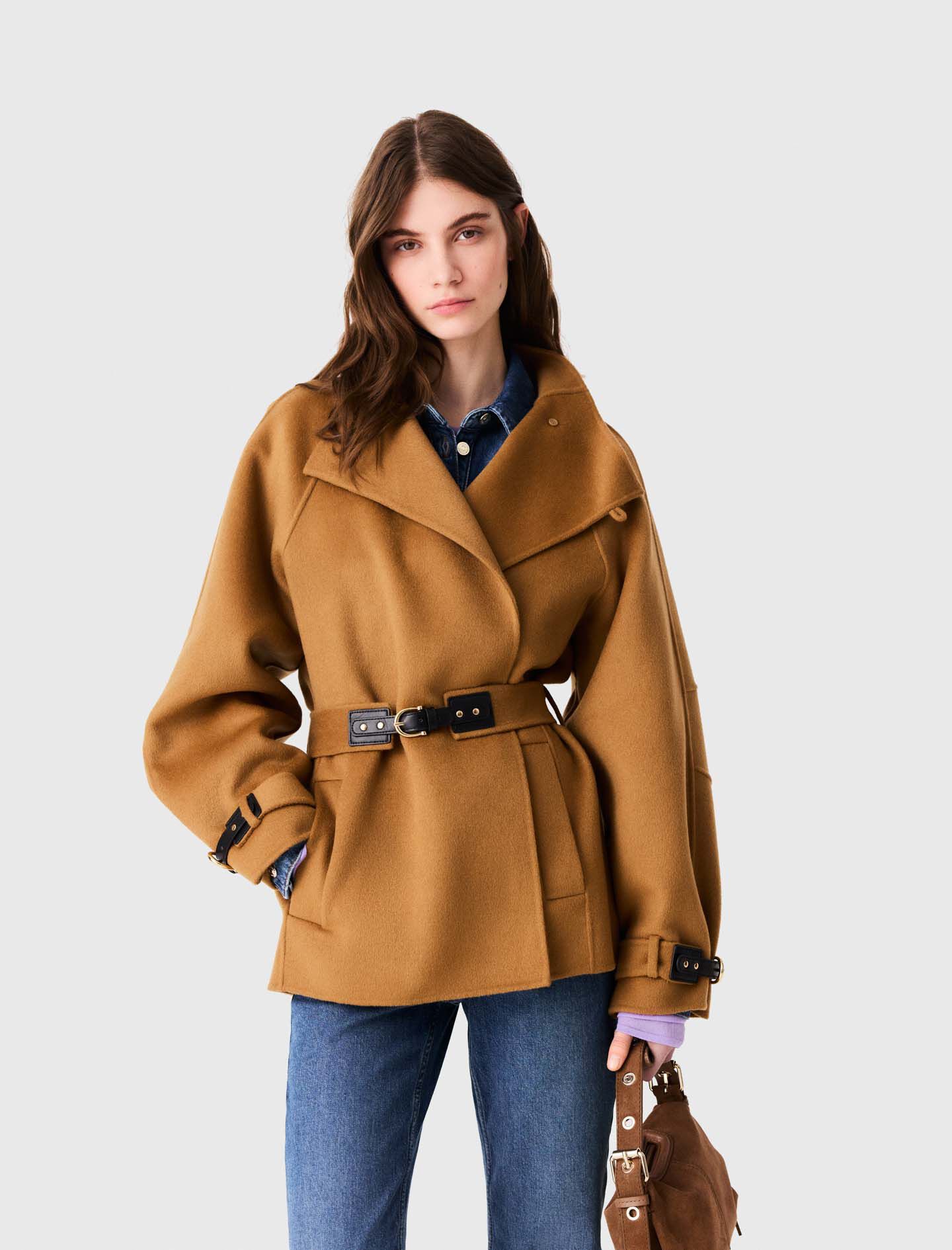 Belted Mid-Length Coat