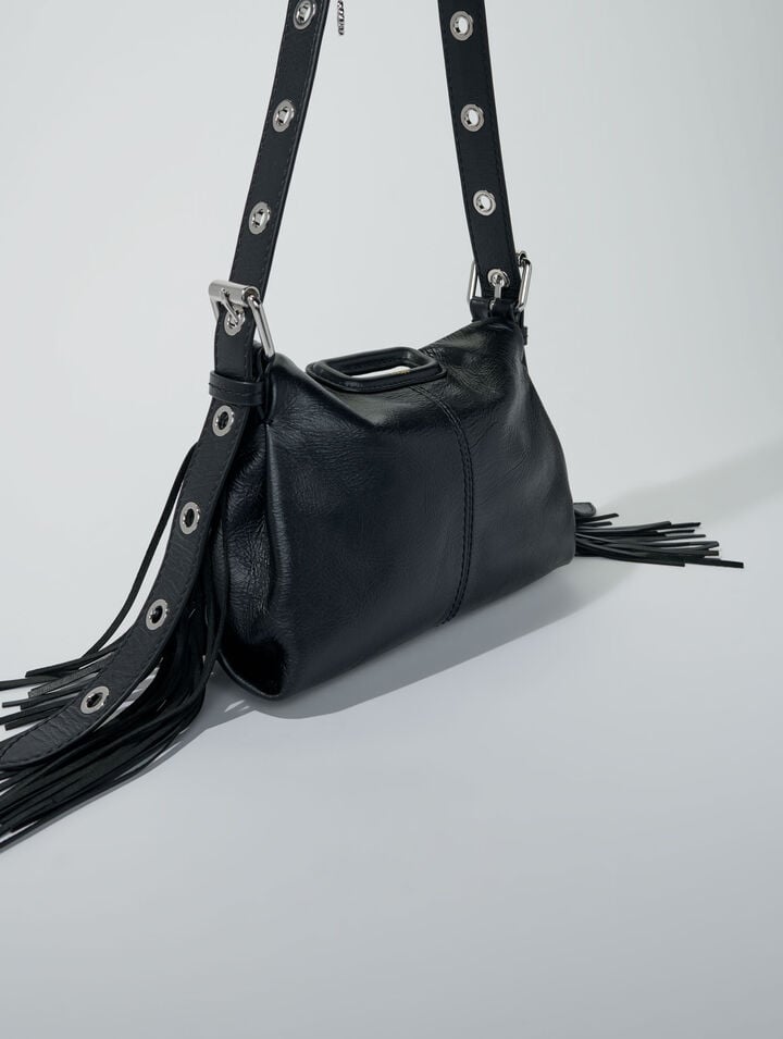 Crackle leather mini Miss M bag