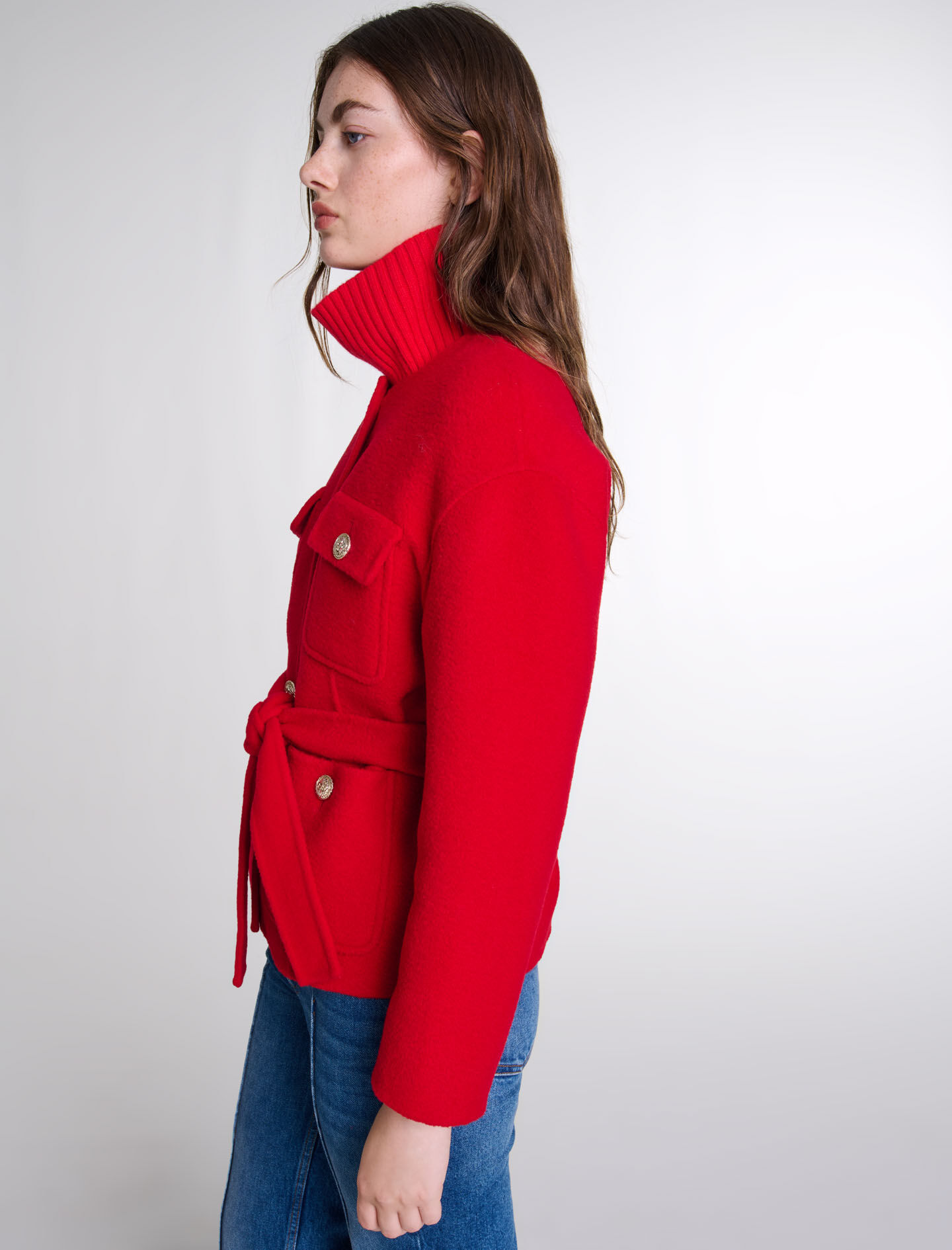 アウターその他 MARELLA Women Outer BIELLA004 BORDEAUX Red MARELLA Women Outer BIELLA004 BORDEAUX Red (MARELLA/アウター