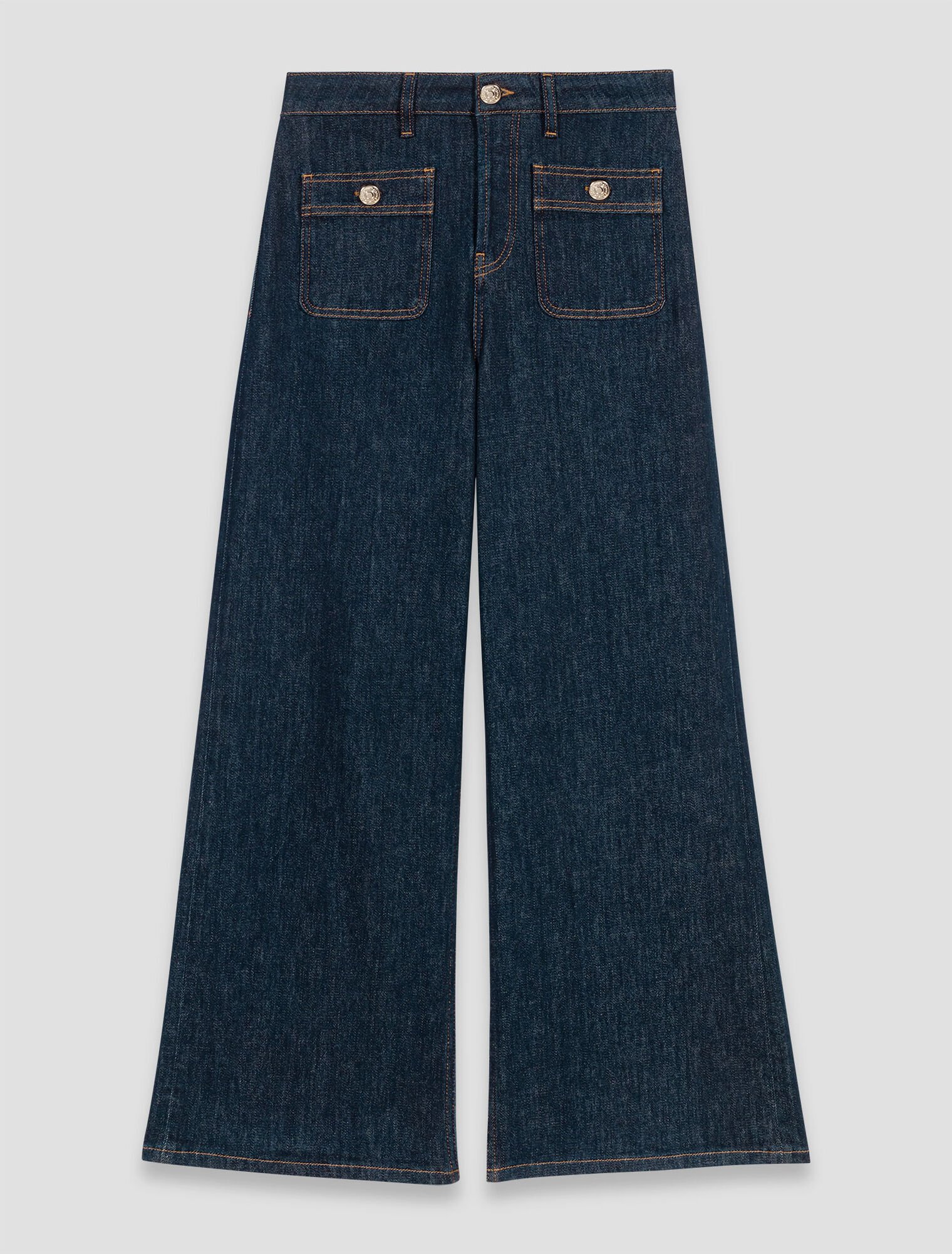 Straight-leg jeans