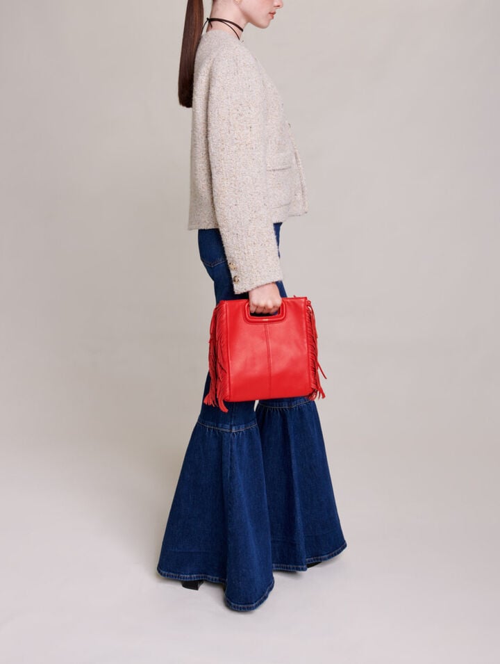 Short straight-fit jacket