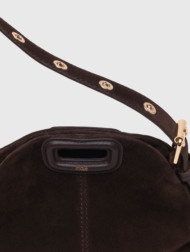 Suede leather Miss M bag