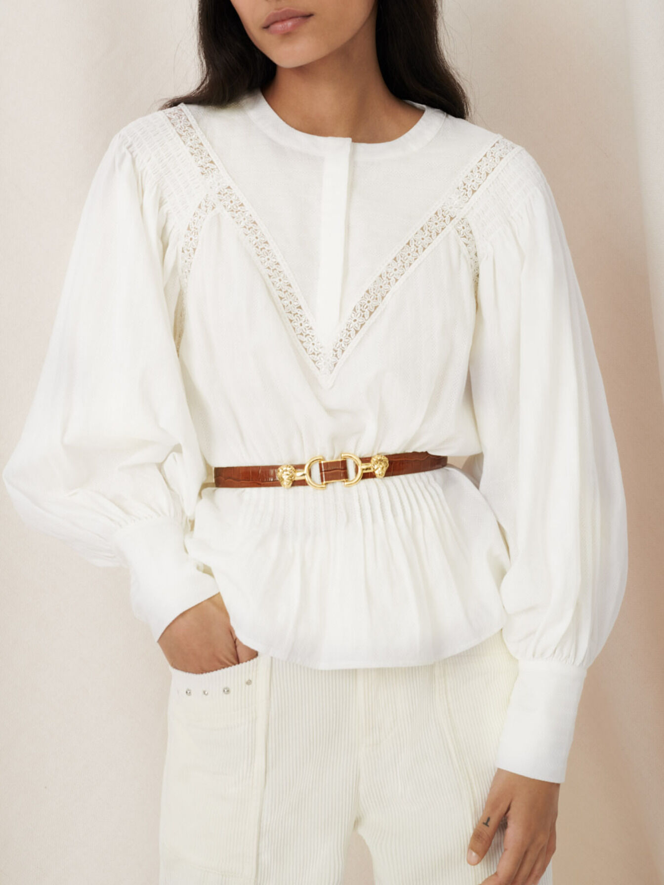 maje 2023 tops トップス Striped top Bicolor For Women | Maje