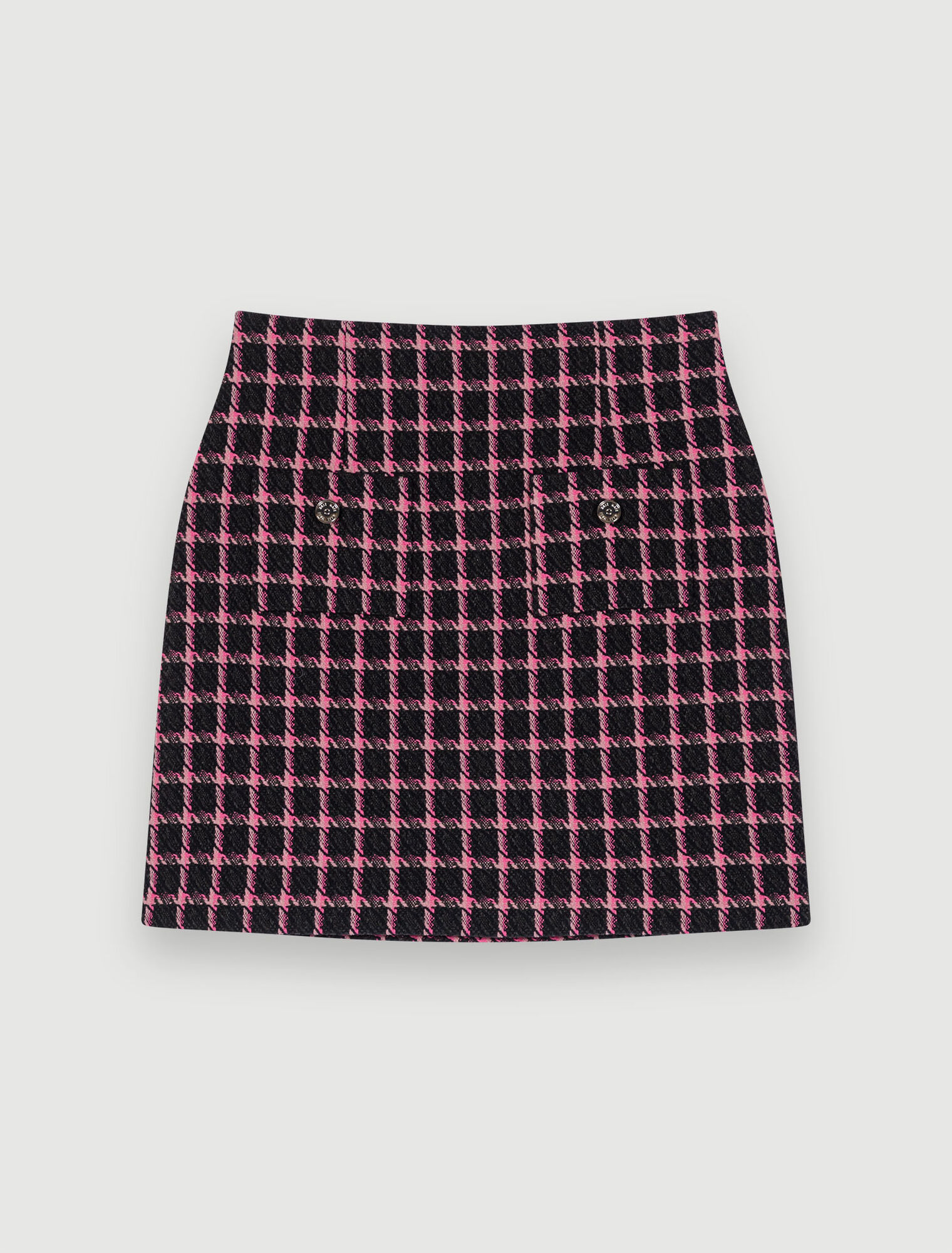 Short tweed skirt