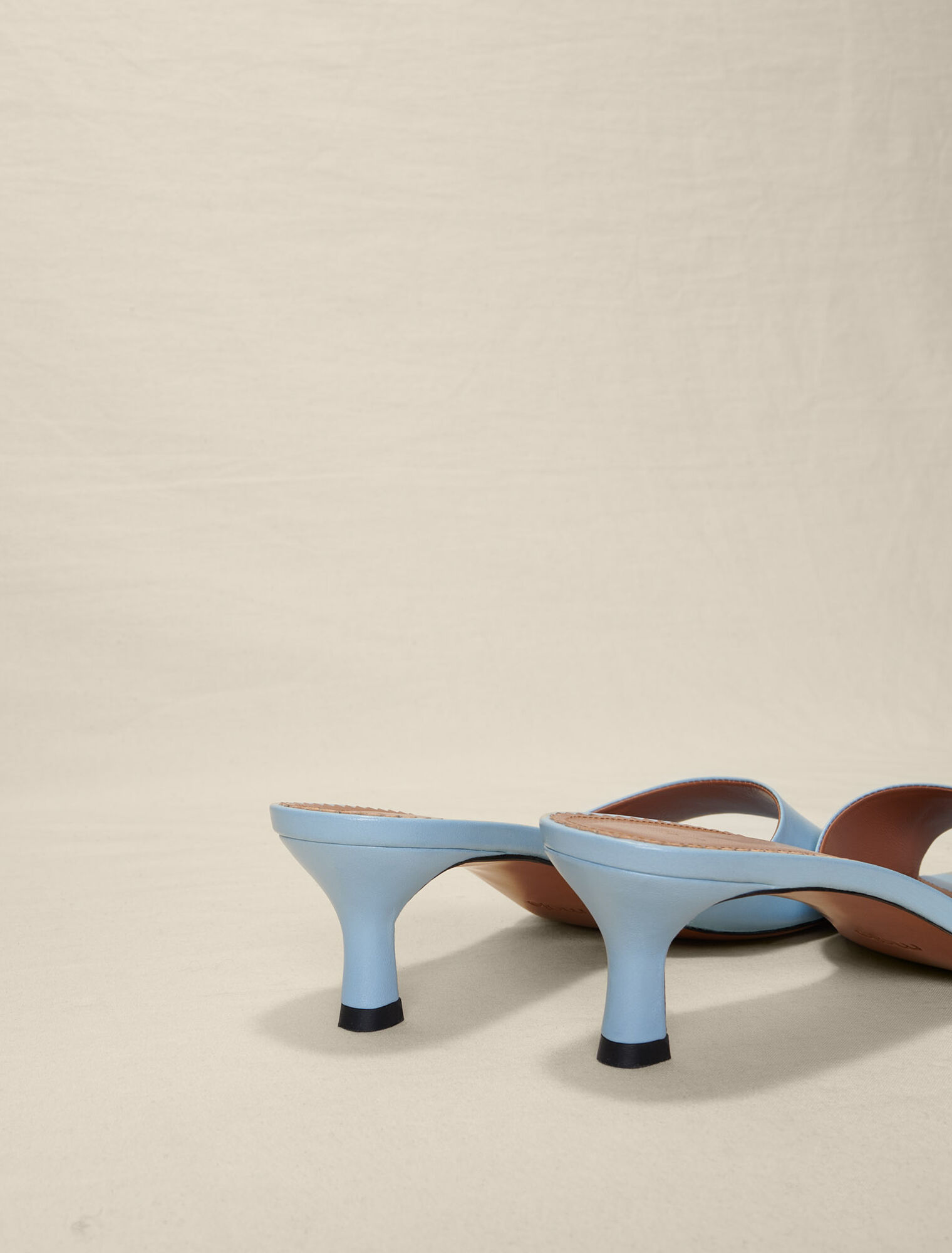 Leather mules