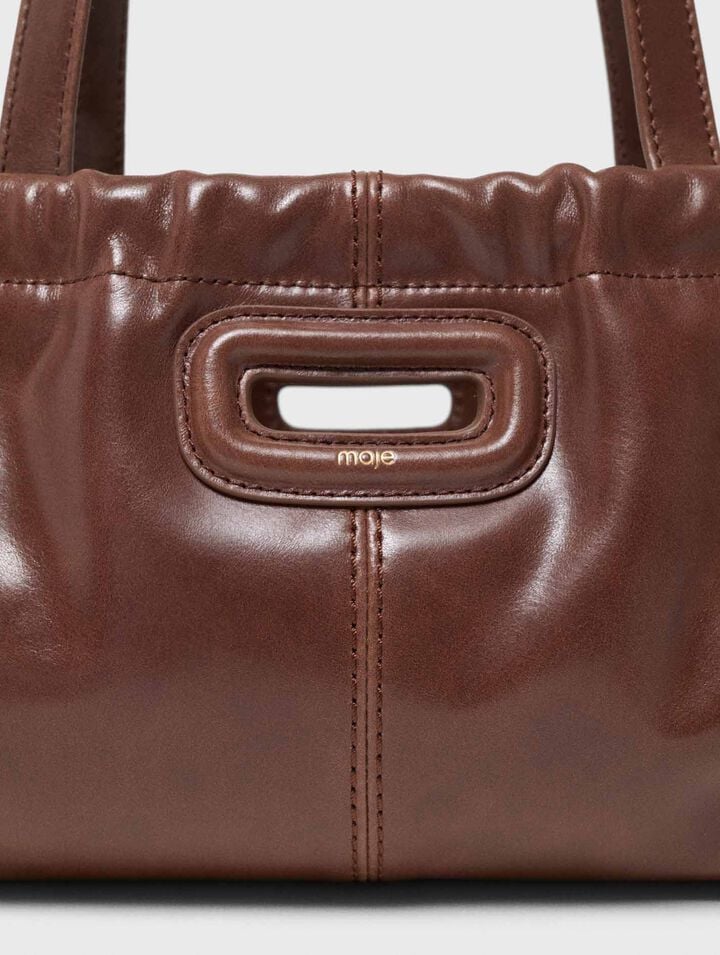 Vintage leather Milpli baguette