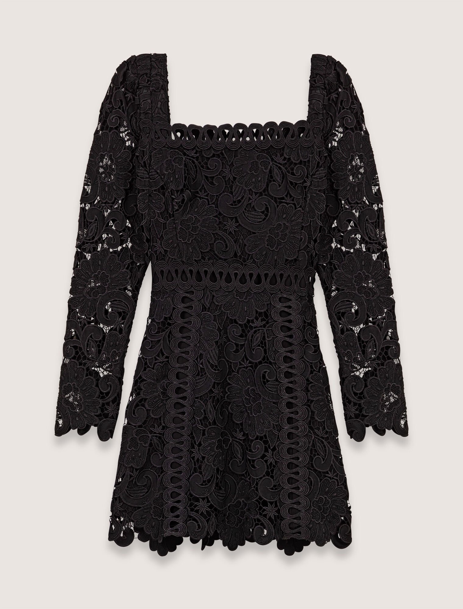 Short guipure dress
