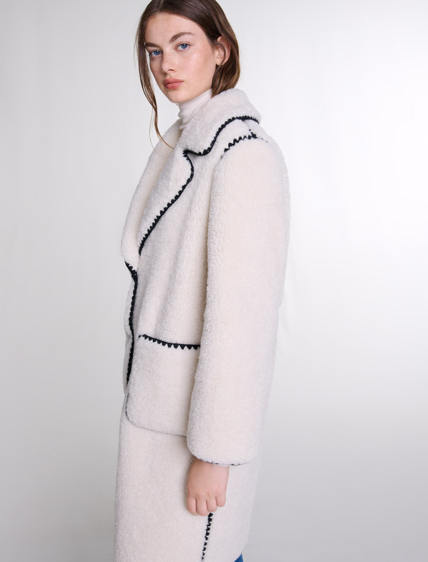 商品画像：muguet（ミュゲ）の「stand collar long coat（ステンカラー 4