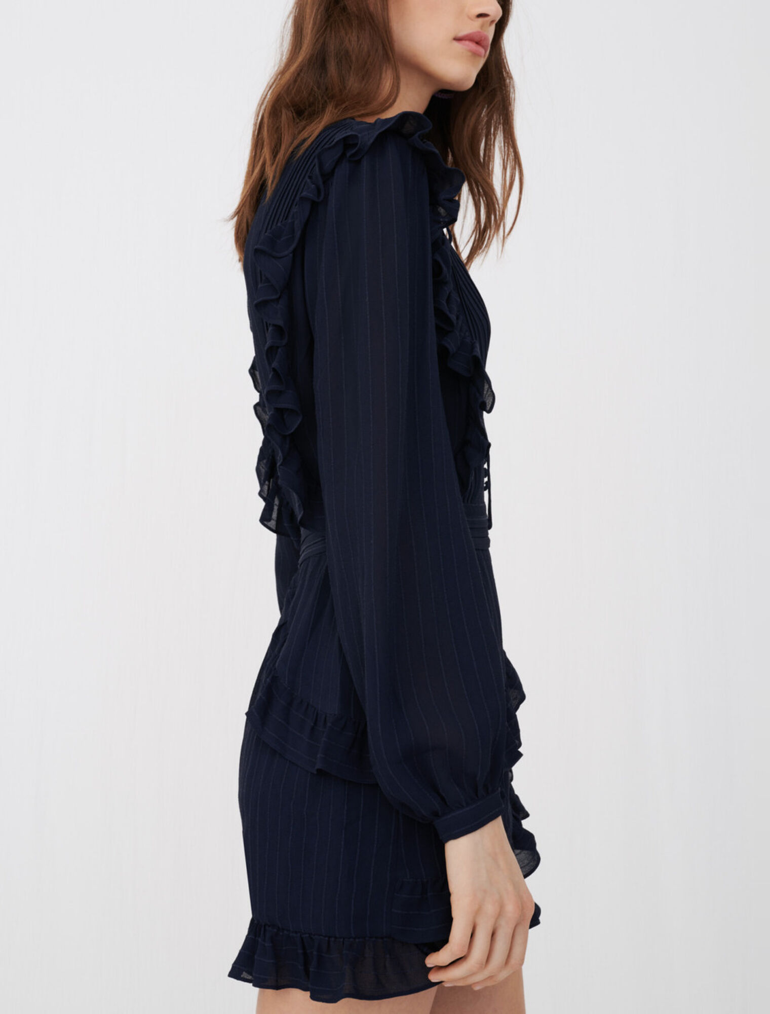 Playsuit with ruffles