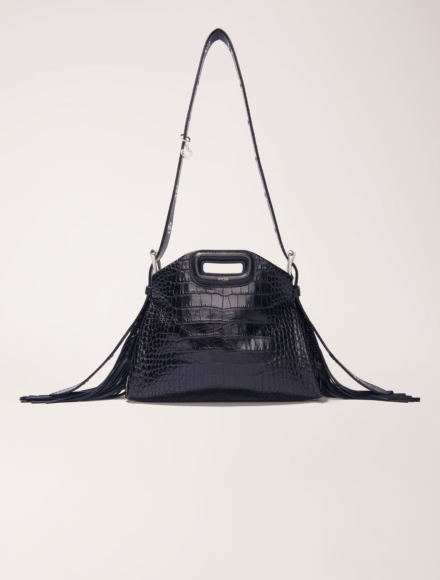 Miss M Mini embossed leather bag