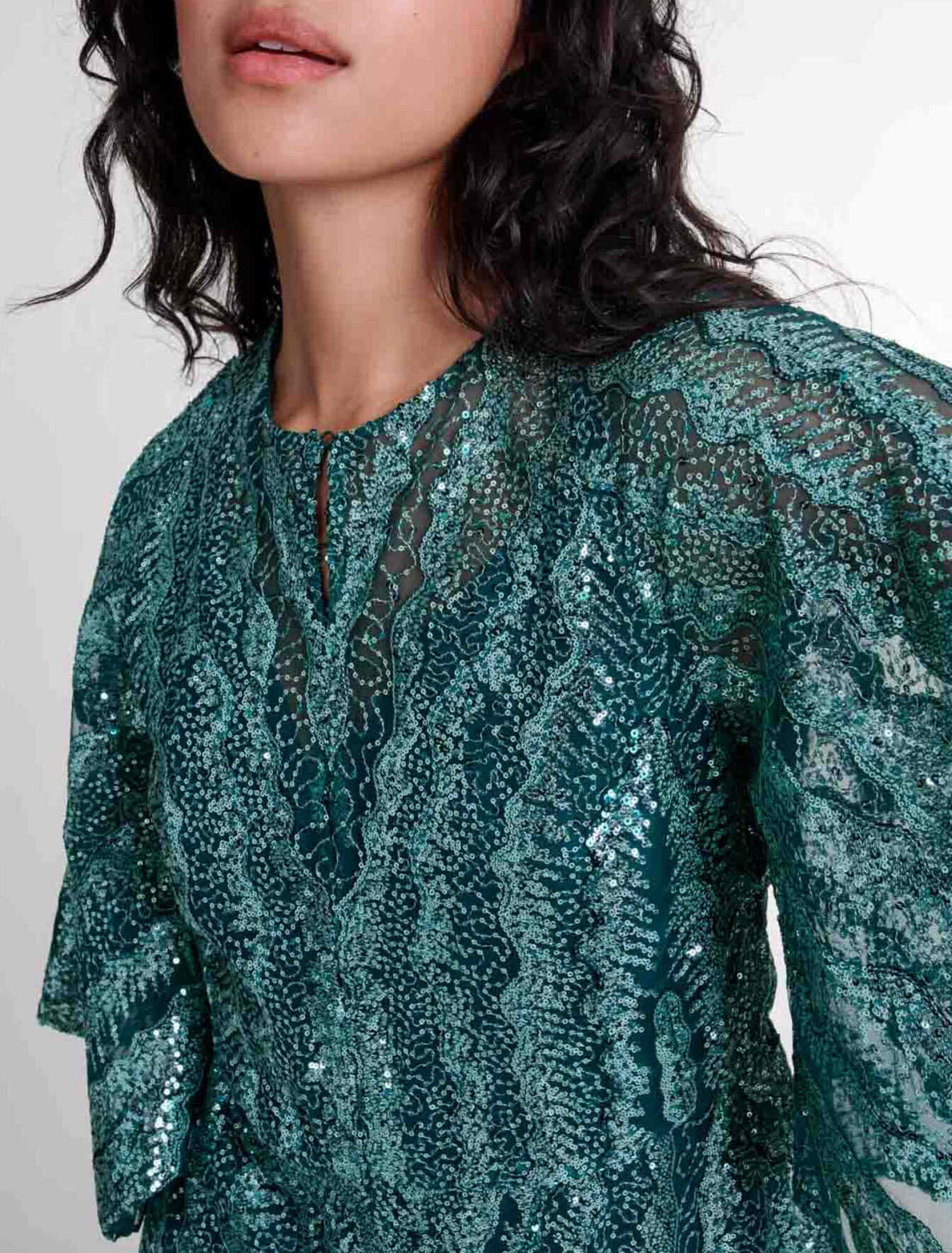 Sequin maxi dress