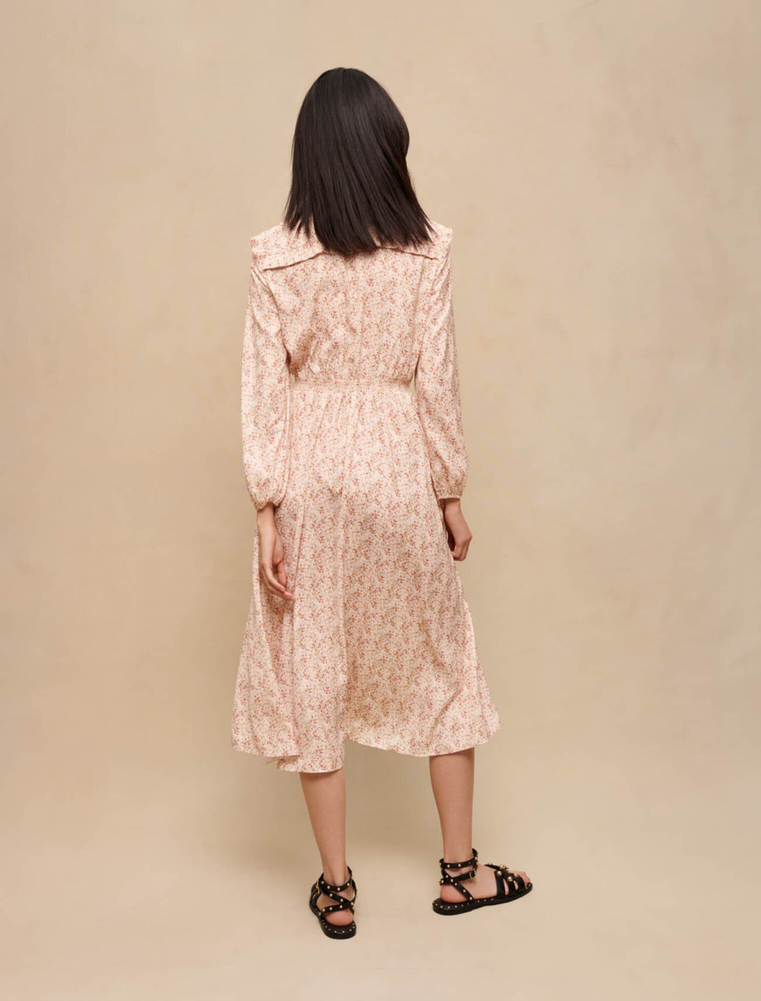 Long ruffled dress