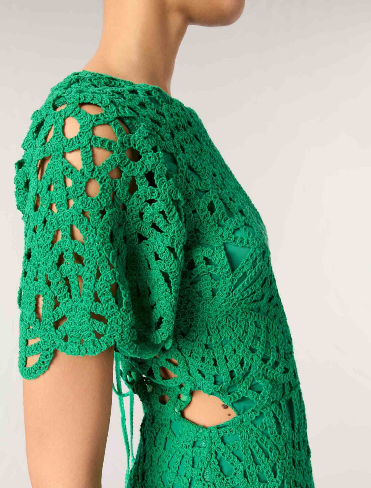 Mini crochet dress