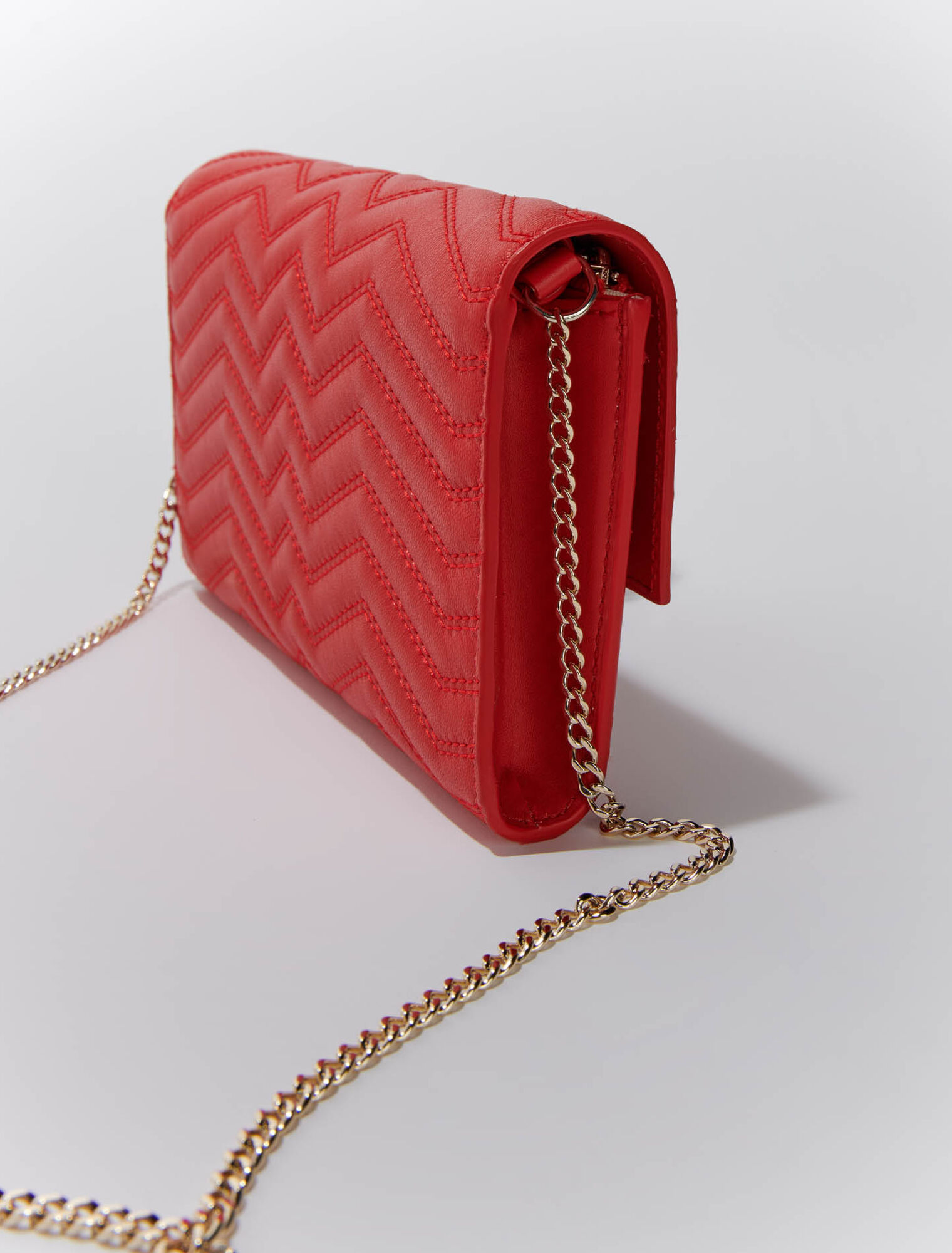Leather wallet on chain