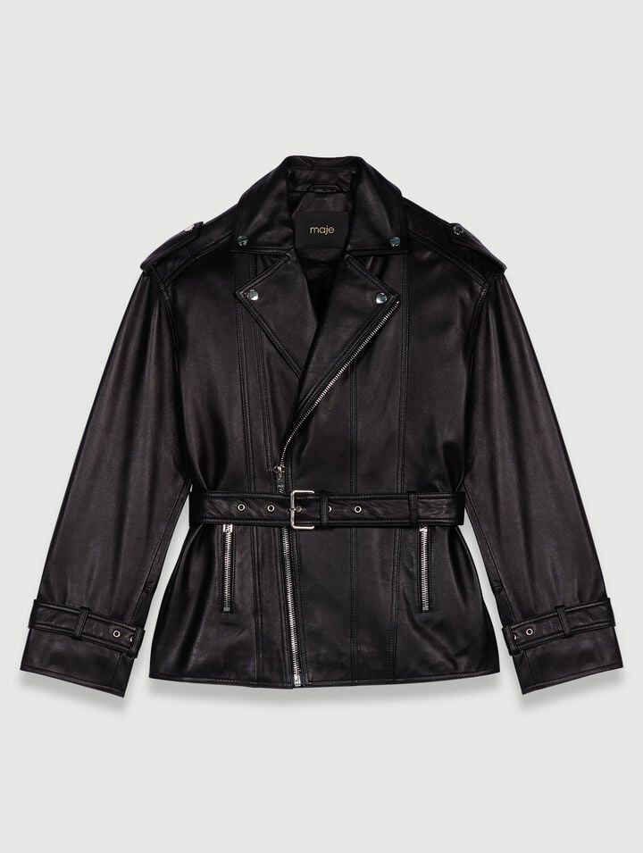 Leather jacket