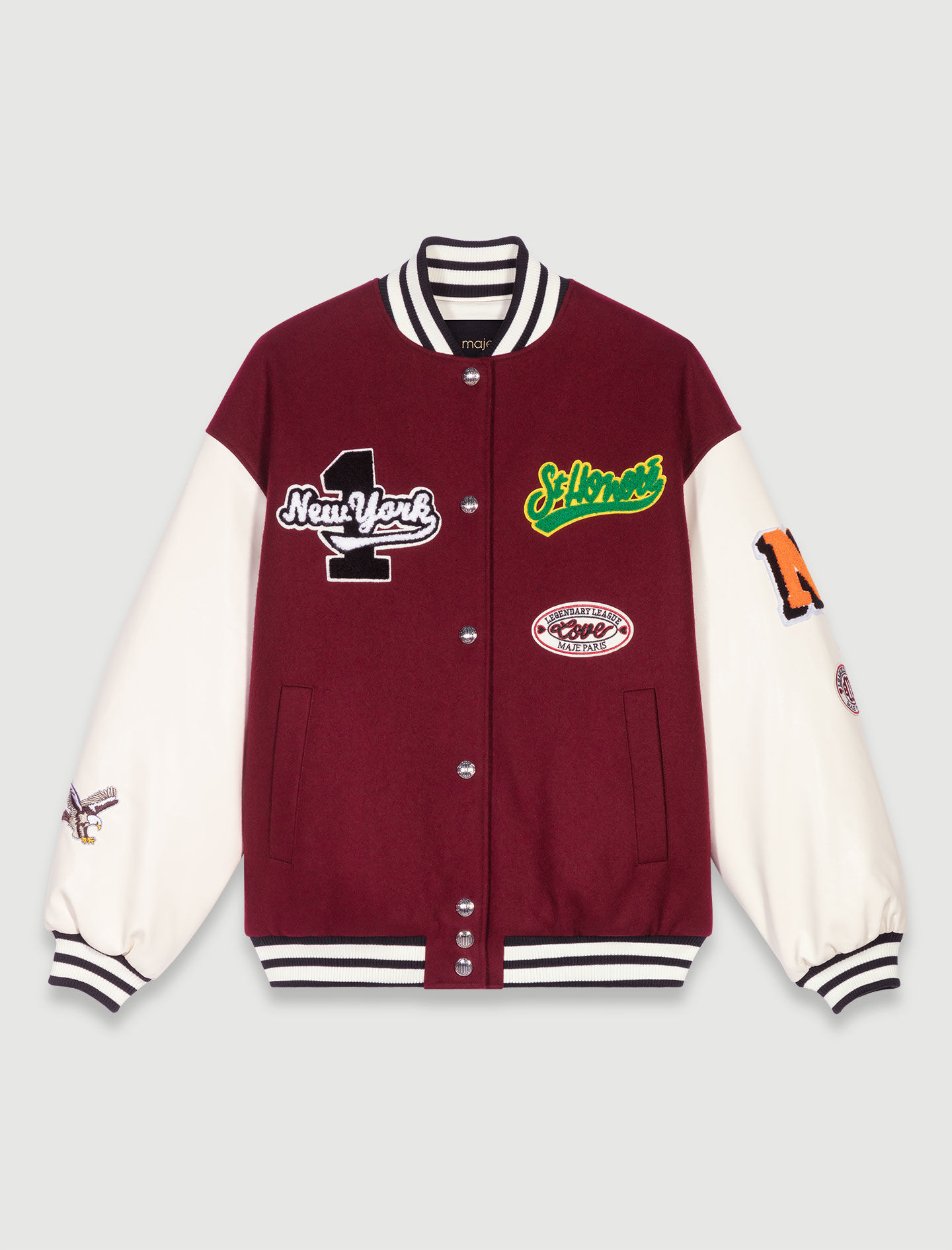 Jacket whool Red For Women | Maje