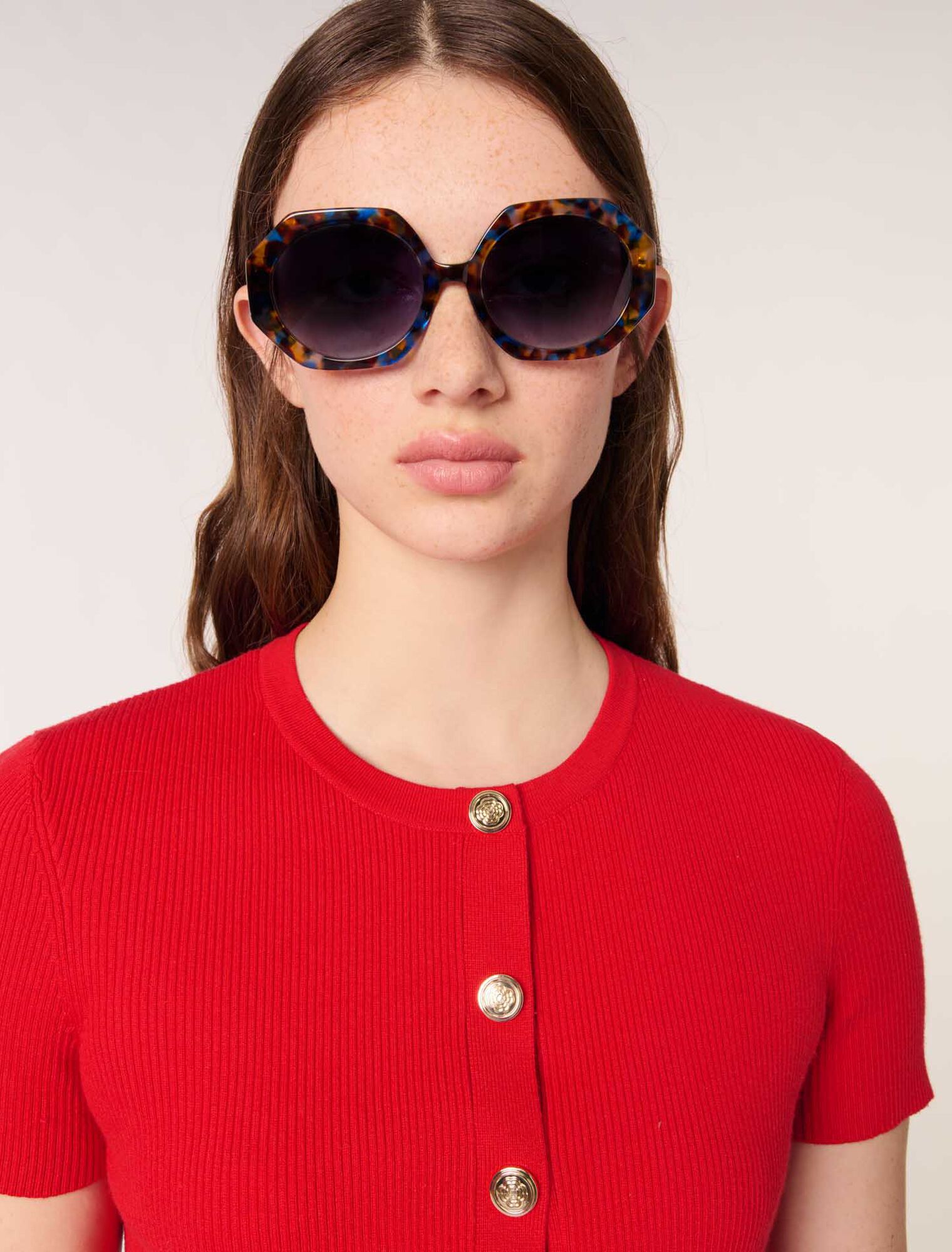 California Girl Glasses Cropped Sweater California Girl Glasses Cropped Sweater