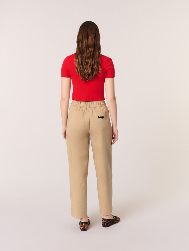 Cropped short sleeve cardigan