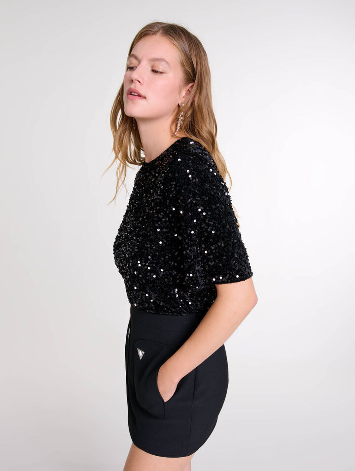 Skort-style shorts