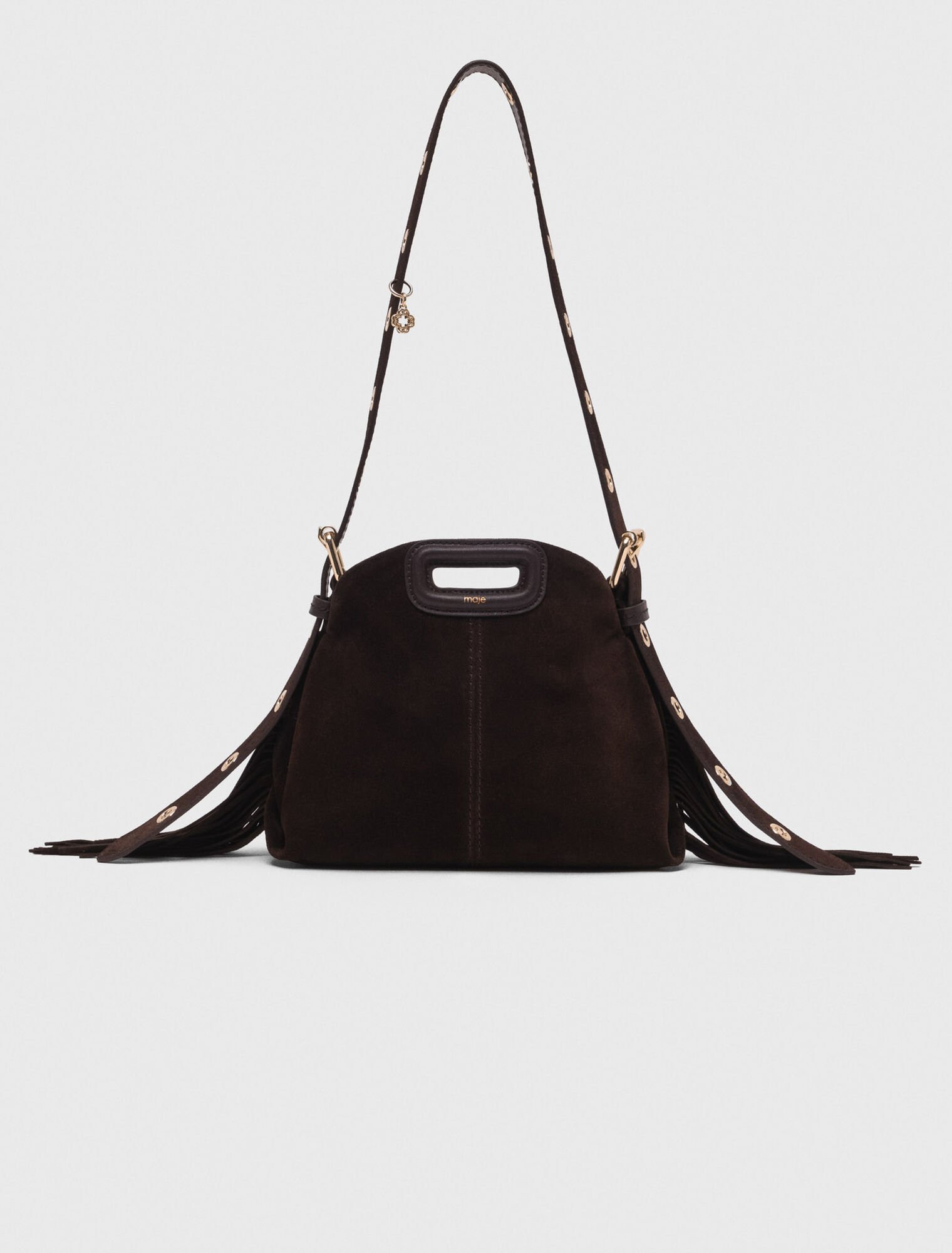 Suede leather Miss M bag