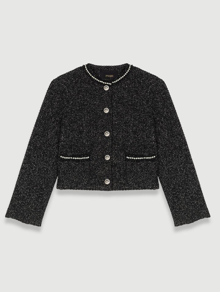 Short beaded jacket