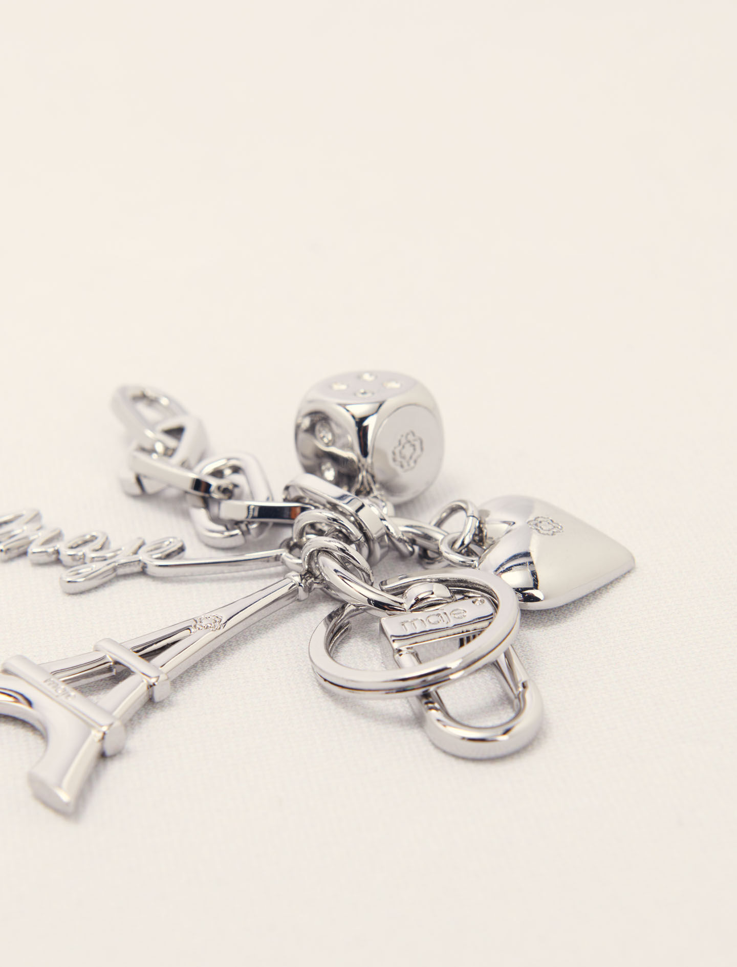 Maje jewellery key ring Black / Gray For Women | Maje