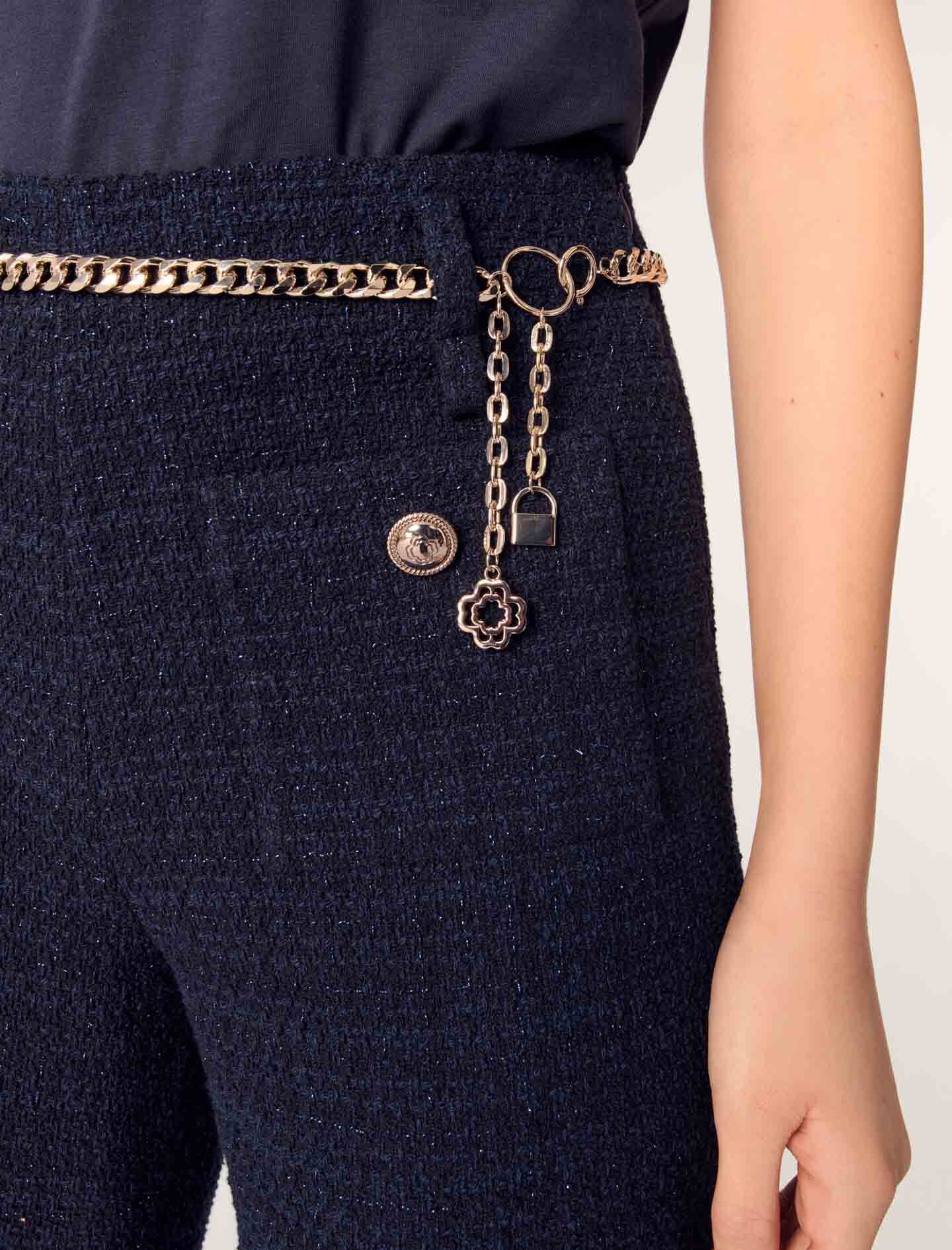 Blue Donegal Tweed Pants | Mens | Peter Christian
