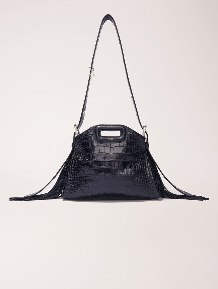 Miss M Mini embossed leather bag