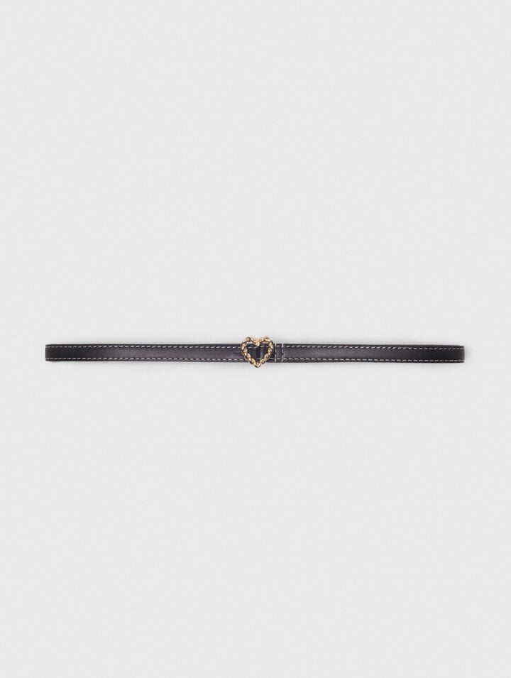 Slim heart belt