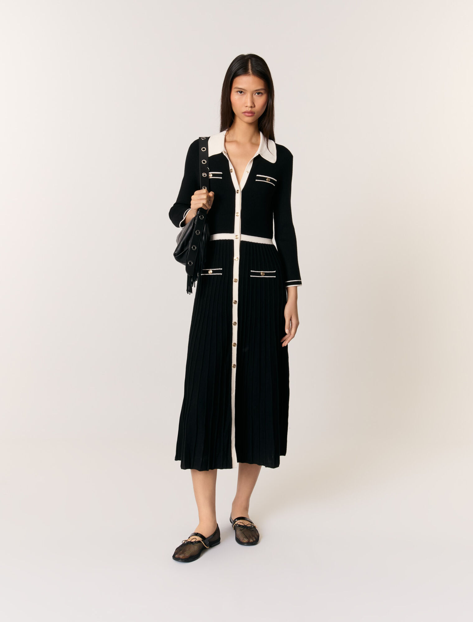 Knit maxi dress