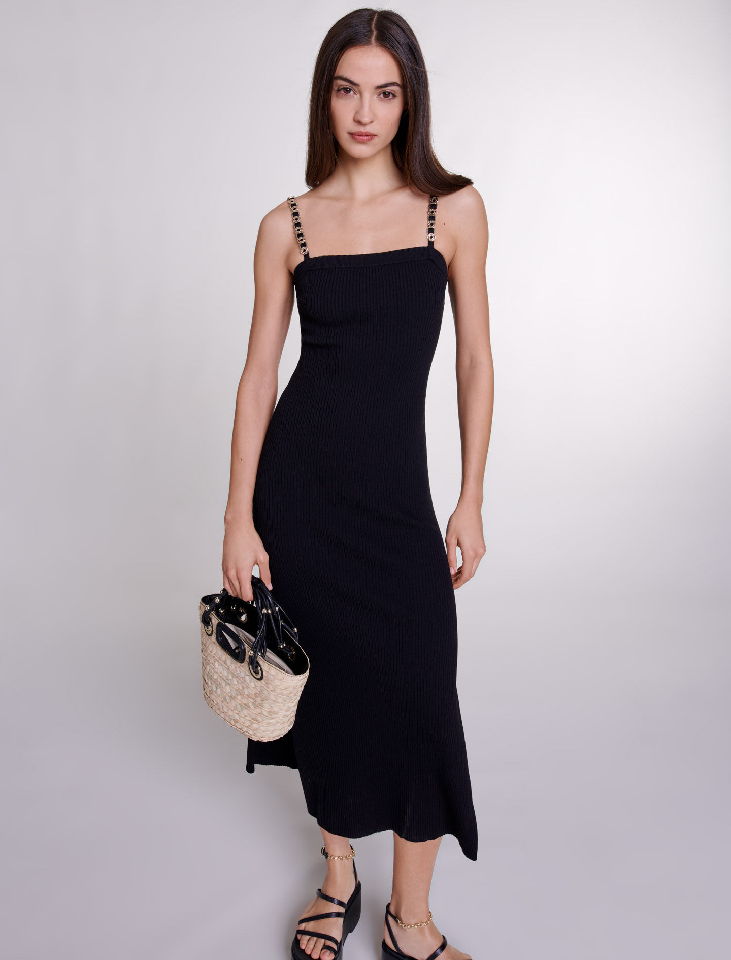 Knit maxi dress