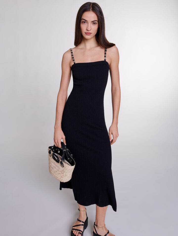 Knit maxi dress