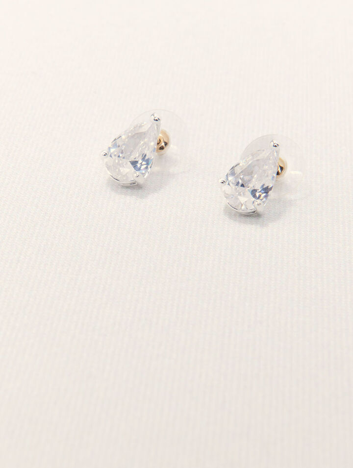 Small rhinestone earrings