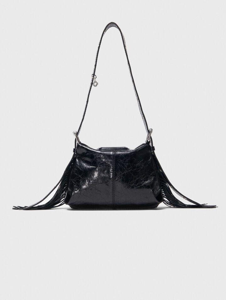 Miss M mini cracked leather bag