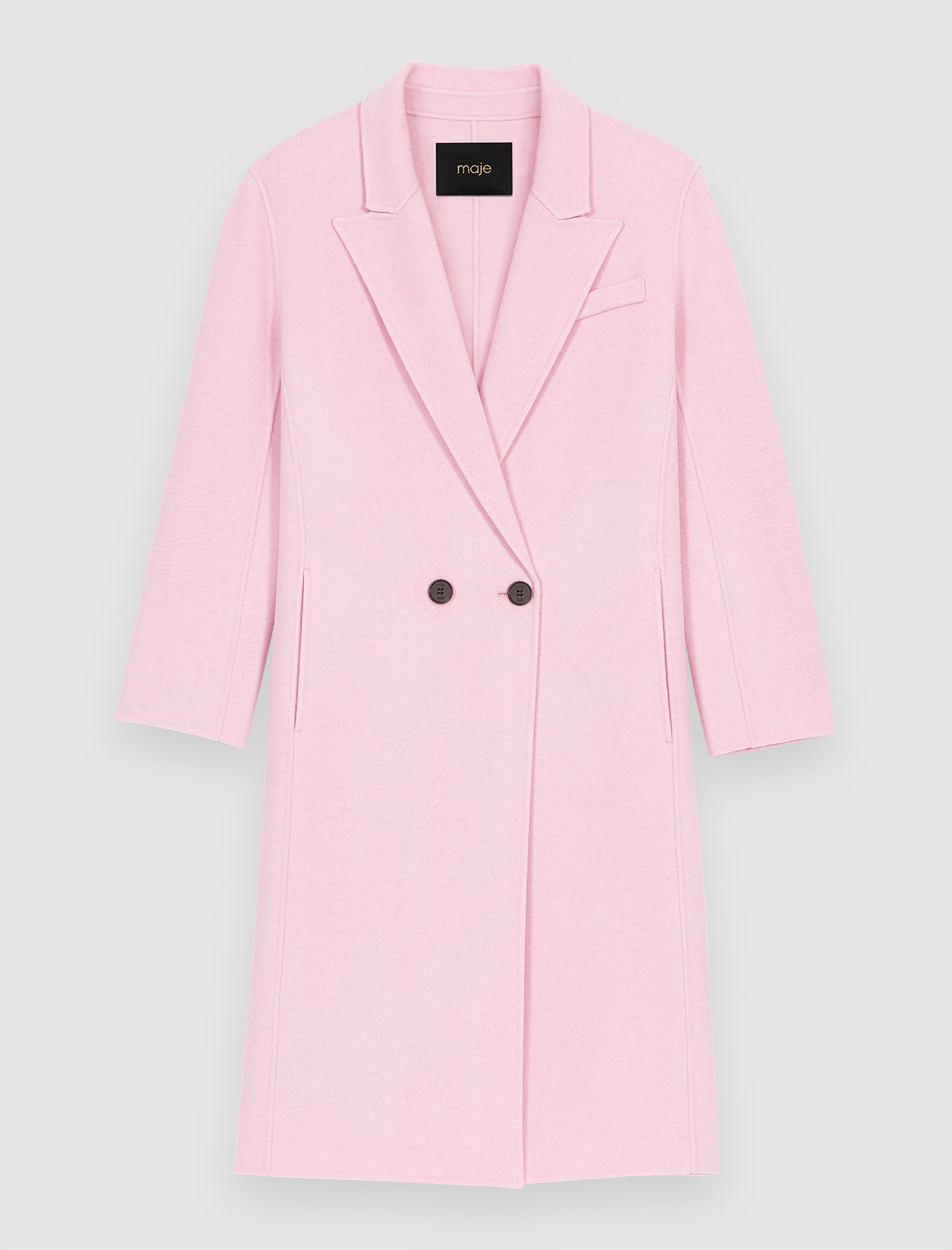 コート COURREGES Woman Coat Pink 125CMA199PL0170 6017 Amazon.com: KAKIGO Women Winter Long Sleeve Wool Coat Pink