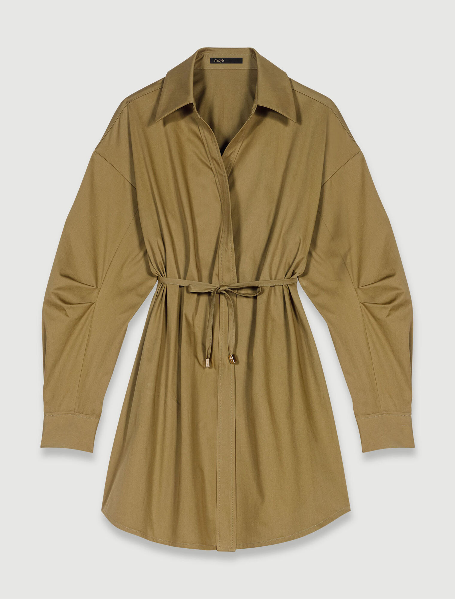 Cutaway wrap dress